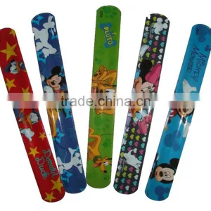 Promotional Reflective Custom Pvc Printed Slap Band Slap Bracelet thumbnail-2