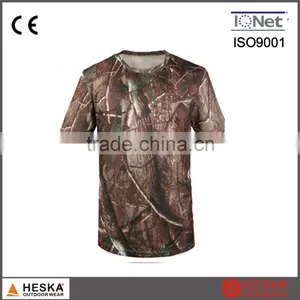 Military Army Color 100% Cotton Jersey Mens Short Sleeve Camouflage t Shirt thumbnail-4