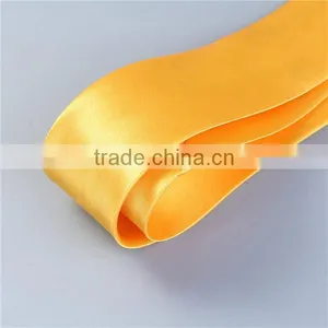 Polyester Necktie Golden Yellow Classic Neckties thumbnail-2