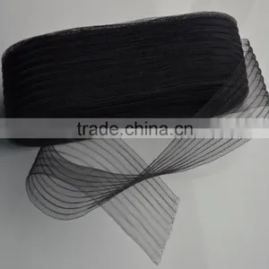 CYG New Design Pleated Crinoline Headdress Accessory thumbnail-1