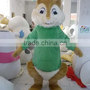 Lightweight Alvin Chipmunks Mascot Costume Adult Alvin Chipmunks Mascot Costume thumbnail-2