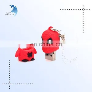 Bulk Cheap Mini Pvc Cartoon Character Memory Key Flash Drives Usb Stick thumbnail-2