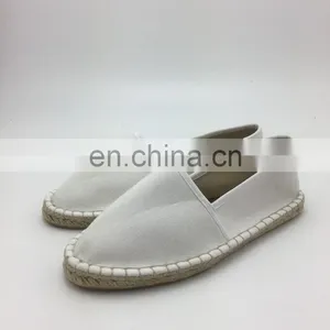 Wholesale White Canvas Shoes Customized Espadrilles Women thumbnail-2