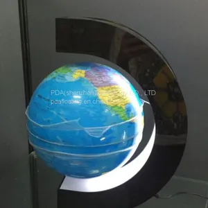 8 Inch C Shape Levitation Magnetic Rotating Globe thumbnail-3