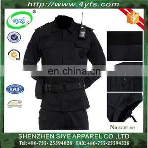 Black Color Security Guard Uniforms for Sale thumbnail-1