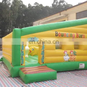 Yellow Bouncers Inflatables, Barn/farm Bounce Houses thumbnail-2
