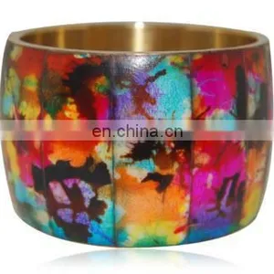 Buffalo Horn and Bone Bangles Bracelet thumbnail-1