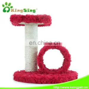 Lovable Bear Double Climb Frame, A Good Place for Cats Kitty to Hide and Play thumbnail-4