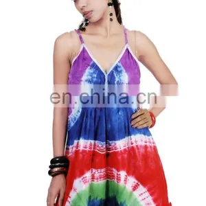 Cotton Hand Tie Dye Dress thumbnail-1