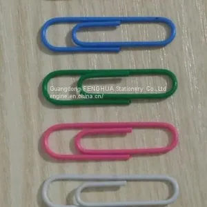 Coloured Plastic Coated Paper Clip Stationery (QX-PC001) 25/28/33/50/75mm thumbnail-2