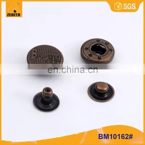 Spring Metal Snap Buttons With Any Logo Customized BM10162 thumbnail-1