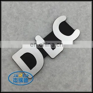 Custom Logo Promotional Brushed Metal Badge thumbnail-1