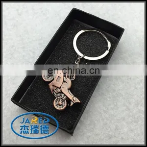 Motor Car Shape Metal Keychain Cycle Model Keyring for Promotion thumbnail-2