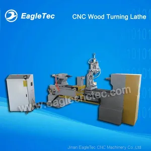 CNC Wood Turning Lathe Machine With One Axis Two Blades and Gymbals Spindle thumbnail-1