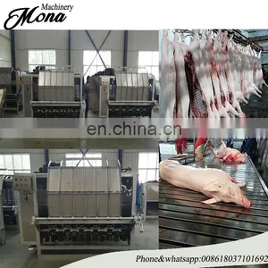 Hot Selling Stainless Steel Hydraulic Pig Scalding Unhairing Machine thumbnail-3