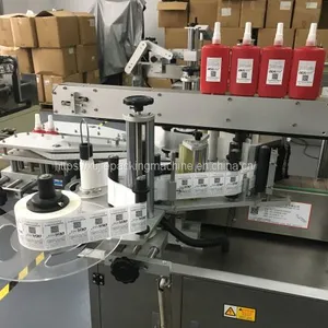 Automatic Wet Glue Square Bottle Sticker Two Side Labeling Machine thumbnail-2