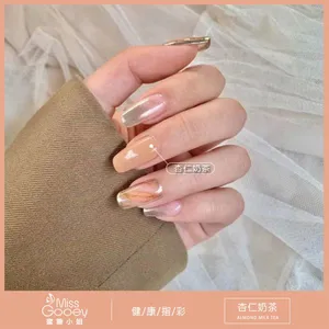 With No Chipping For Three Weeks Full & Clear Color Monochrome Nail Polish thumbnail-2
