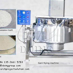 New Design and Automatic Garri Frying Machine Garri Fryer in Garri Production Line thumbnail-1