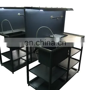 Car Repair Workshop Metal Work Bench Cleaning Trough Bench thumbnail-2
