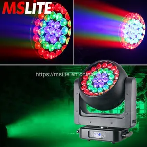 37x20w 4 in 1 Rgbw Beam Wash Party Stage Decoration Led Zoom Moving Head Light thumbnail-1