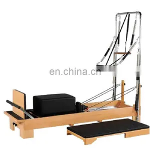 Hot Selling Reformer Pilates In Wood With Tower Pilates Machine Reformer Bed With Half Trapeze SNP02 thumbnail-1