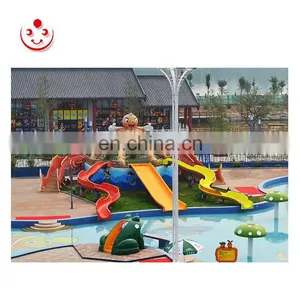 2018 Water Park Spiral Tubes for Sale Fiberglass Water Slide Amusement Playground Water Park thumbnail-2
