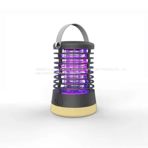 Electric UV LED Fly Trap Bug Zapper Mosquito Insects Killer Lamp Machine With Hook thumbnail-1