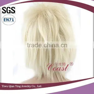 Cosplay Short Men Synthetic White Cosplay Wigs for Party thumbnail-3