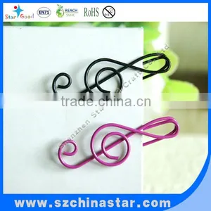 Lower MOQ Music Shaped Paper Clip Guitar Clip thumbnail-6