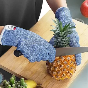 HPPE Gray PU Coated Anti Cut 4343 Safety Gloves,BA Gloves thumbnail-4