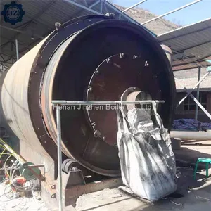 1-8 Tons Small Tire Pyrolysis Reactor Furnace For Oil Carbon Black Steel thumbnail-3