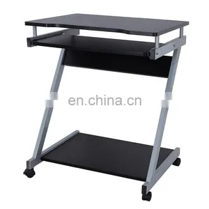 Home Office Furniture Stainless Steel Computer Desk Table Executive Modern Computer Office Desks With Drawer thumbnail-1