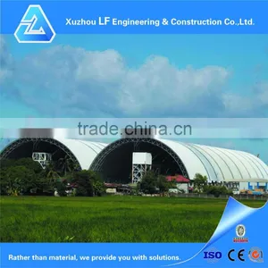 High Quality Long Span Steel Barrel Space Frame thumbnail-1