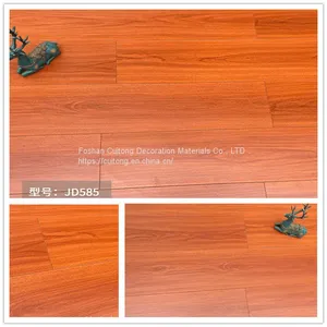 Foshan Wholesale 9mm Composite Wood Flooring Office Exhibition Hall Stores Laminate Flooring Manufacturers Direct Sales MDF Wood Flooring thumbnail-2