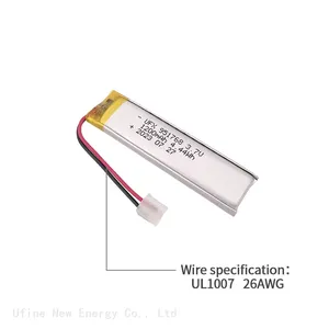 OEM ODM Support Consumer Electronics Batteries UFX 951768 1200mAh 3.7V Battery-Powered Beauty Devices From China Cell Factory thumbnail-4