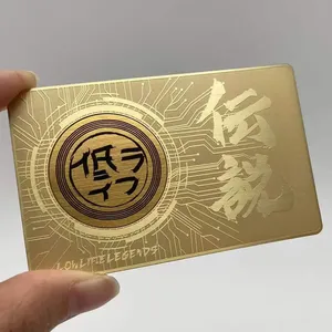 Share to Custom Matte Laser Engraving Slot Etching Convex Code Printing Black RFID NFC Chip Blank Metal Cards thumbnail-5