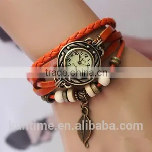 Wholesale Vintage Ladies Watch Leaf Bracelet thumbnail-4