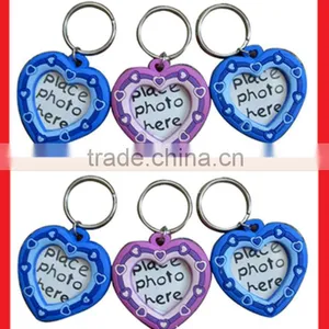 Photo Frame Keychain, 3D Custom PVC Rubber Keyring thumbnail-1