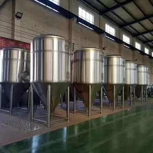 2000L Large Scale Brewing Equipment 304 Sanitary Pumps With VFD Controls thumbnail-3