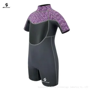 Kids Wetsuit Cute Surfing Suit for Tropical Climates Back Zip Swimsuit Neoprene Surfing Wear thumbnail-1