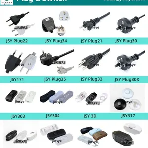 UL E26 Lampholder On Off Switch Lamp Cable Black Golden Mint Lamp Cord Power Cords US Power Cable thumbnail-2