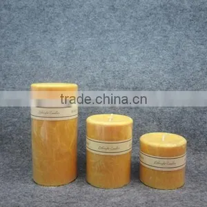 Scented Pillar Candle , Aroma Candle,No Paraffin, No Anti Dumping Duty,Walmart Vendor, 10 Years Experience of Candle Production thumbnail-1
