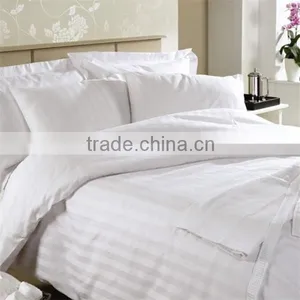 Cotton/polyester Sateen Stripe Fabric/textile for Hotel Bedding thumbnail-1
