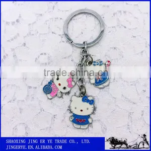 Custom Hello Kitty Metal Keychains,Cartoon Keychain thumbnail-1