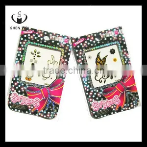 Jewelry Acrylic Rhinestone Mobile Phone Bling Sticker thumbnail-1