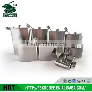 High Quality Stainless Steel Material Novelty Hip Flasks With FDA Certification thumbnail-1