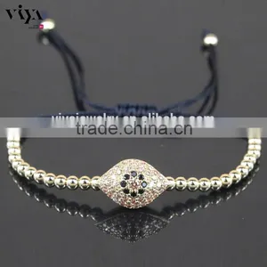 no Dill Ball Evil Eyes Colorful CZ Stones HQ Stainless Steel Provide Engraving Logo Latest Gift Items thumbnail-1