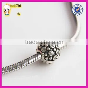Lamp Work 925 Sterling Silver Clasp Beads Flower Charm Beads thumbnail-5