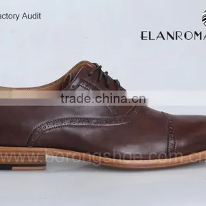 Hot Sale Mens Brogue Shoes Italian Mens Leather Shoes With Leather Sole thumbnail-2