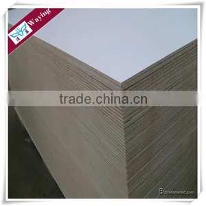 AA Grade Glue WBP in 18mm Size 1.22x2.44 Commercial Melamine Plywood in Warm White thumbnail-1